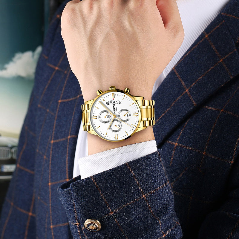 Relógio NIBOSI Masculino de Luxo